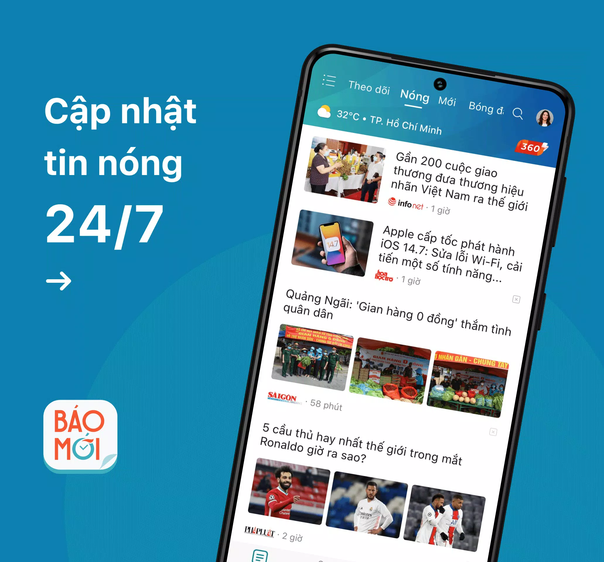 Báo Mới - Tin mới 24h应用截图第0张