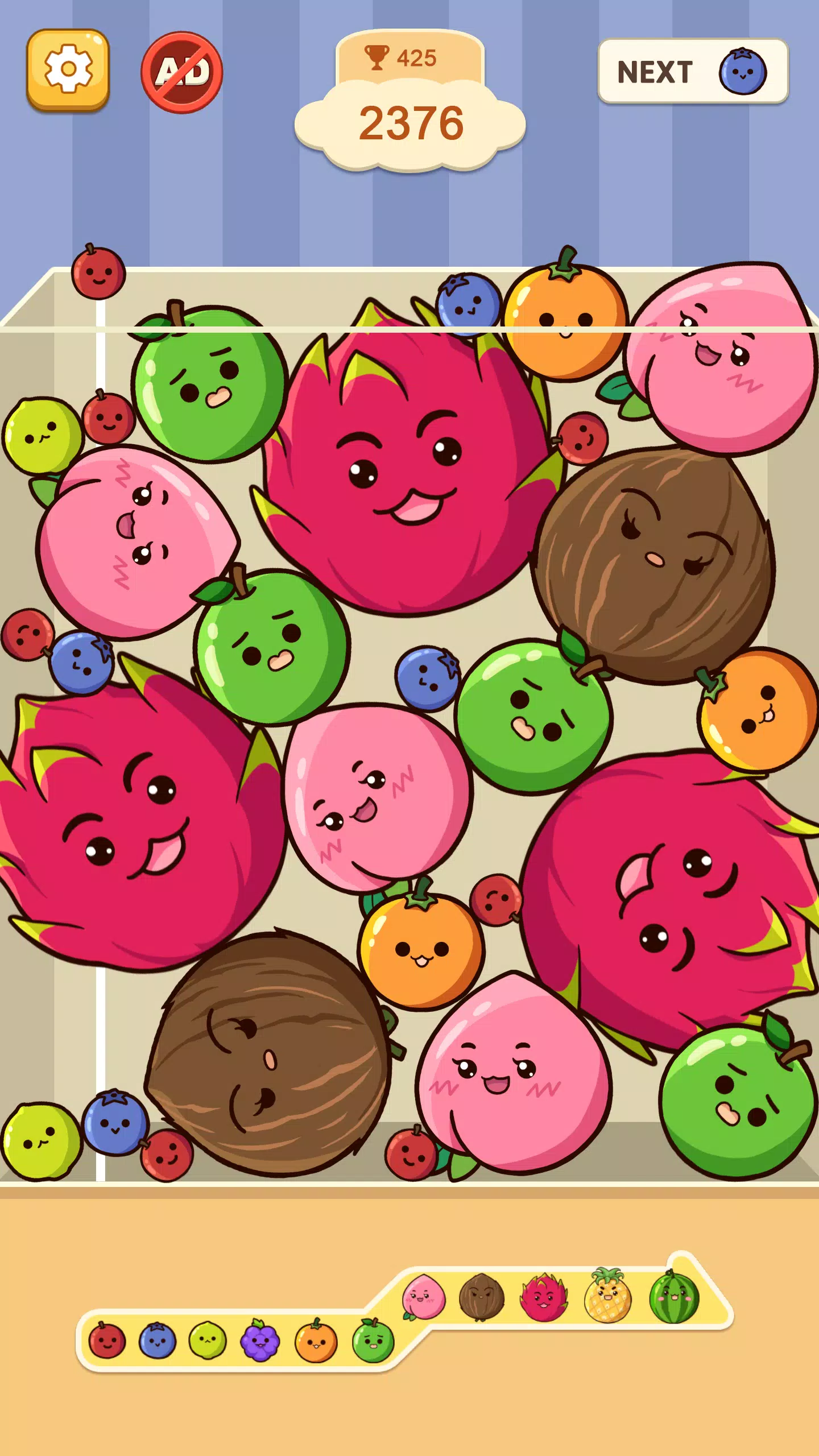 Fruit Merge: Juicy Drop Game Ảnh chụp màn hình 0