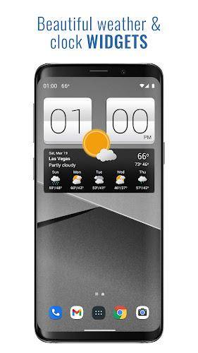 Schermata Sense V2 Flip Clock & Weather 0