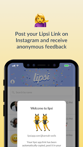 Lipsi - Anonymous messaging 螢幕截圖 2