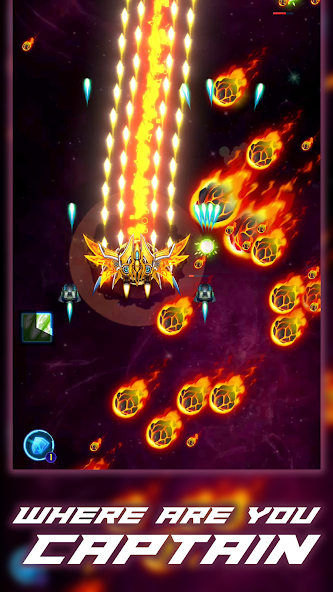 Galaxy Squad: Space Shooter Mod ဖန်သားပြင်ဓာတ်ပုံ 1