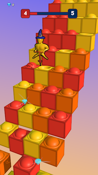 Pop It Run! 3D Mod Tangkapan skrin 0