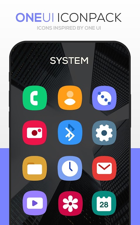 ONE UI Icon Pack Mod Ekran Görüntüsü 0