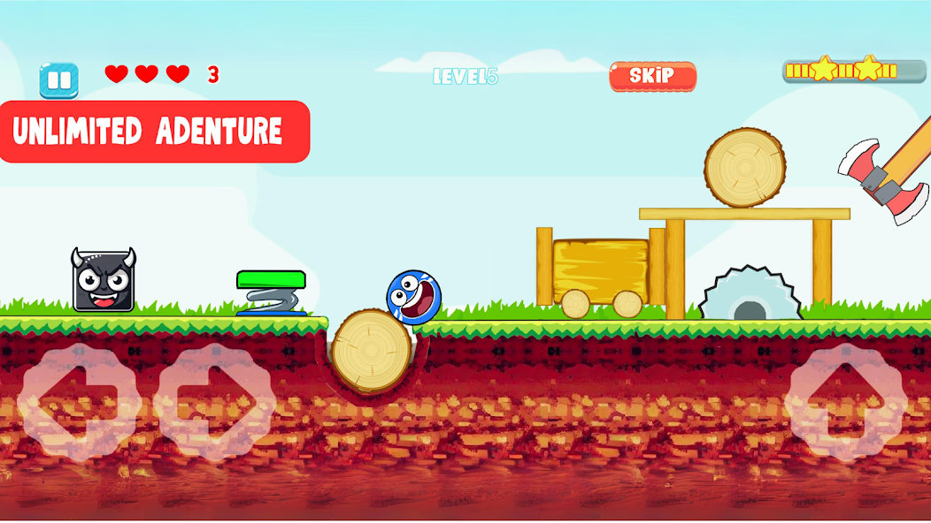 Ball V - Red Bounce Ball 5 Mod স্ক্রিনশট 0