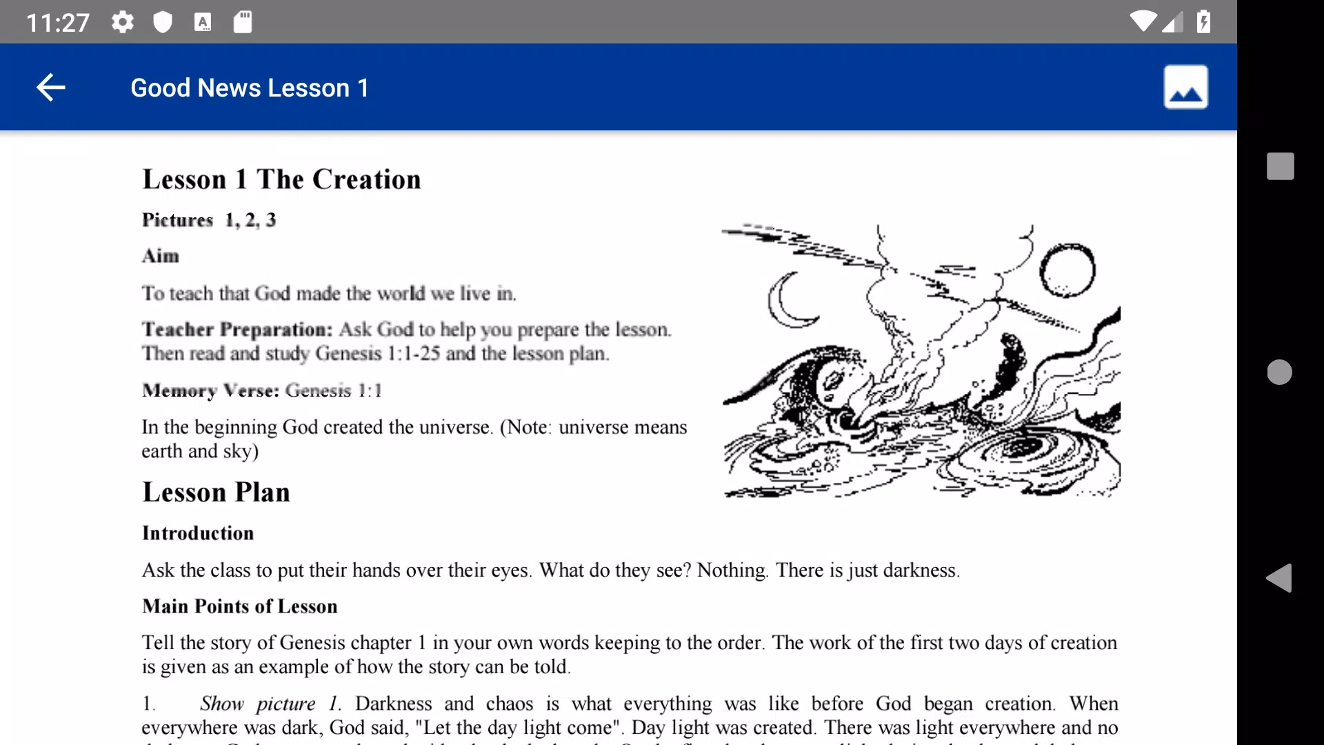 Sunday School Lessons Screenshot 2