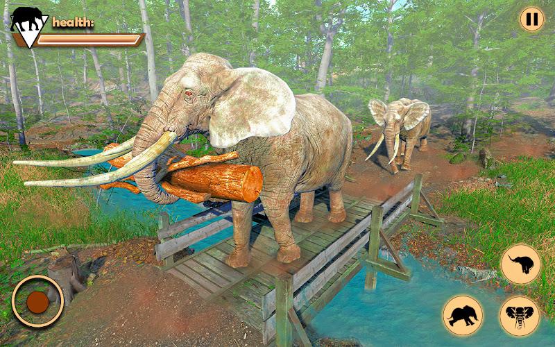 Elephant Simulator Animal Game Ekran Görüntüsü 2