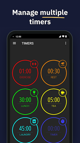 MultiTimer: Multiple timers 螢幕截圖 0