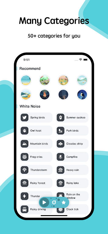 Schermata White Noise for Sleep Relax Mod 2