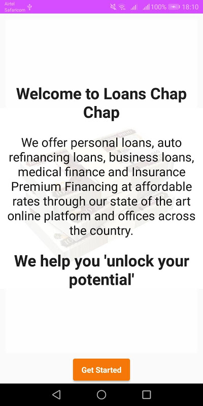 Loans Chap Chap Captura de tela 1