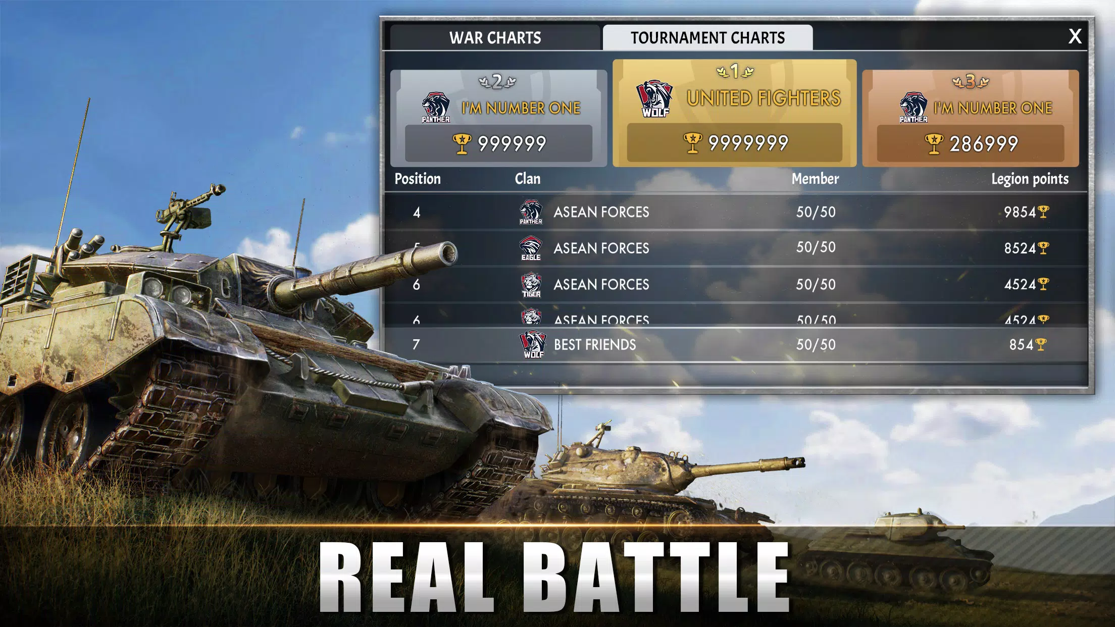 Tank Warfare: PvP Battle Game 스크린샷 1