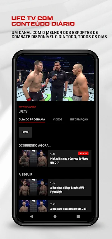 UFC Fight Pass - MMA ao vivo Capture d'écran 2