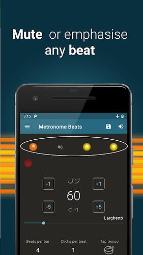 Metronome Beats ဖန်သားပြင်ဓာတ်ပုံ 3