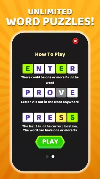 W Challenge - Daily Word Game Tangkapan skrin 2