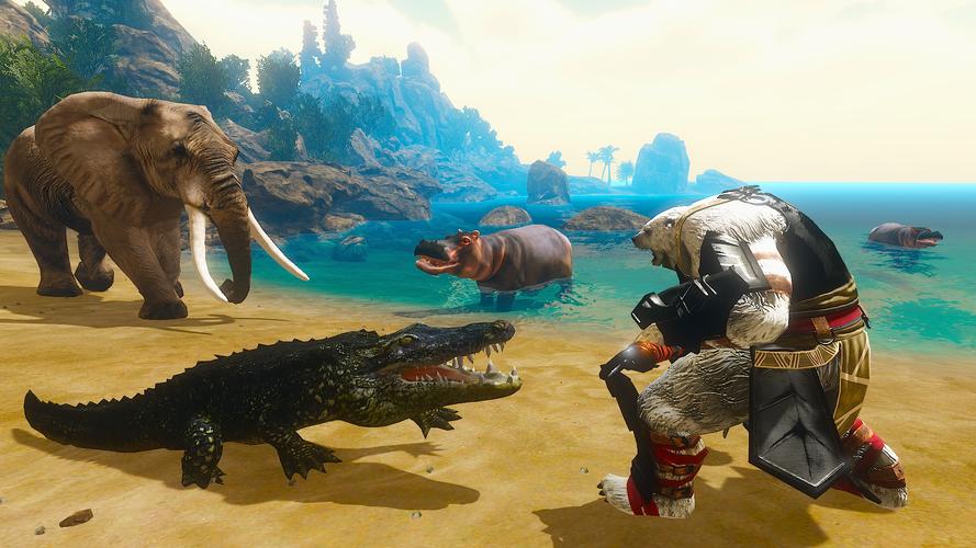 Bear Warrior Simulator Captura de tela 2