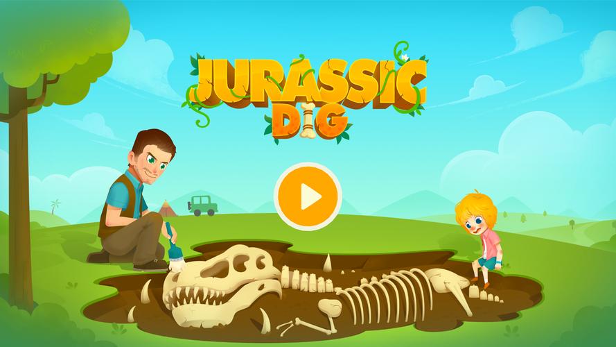 Jurassic Dig - Games for kids স্ক্রিনশট 0