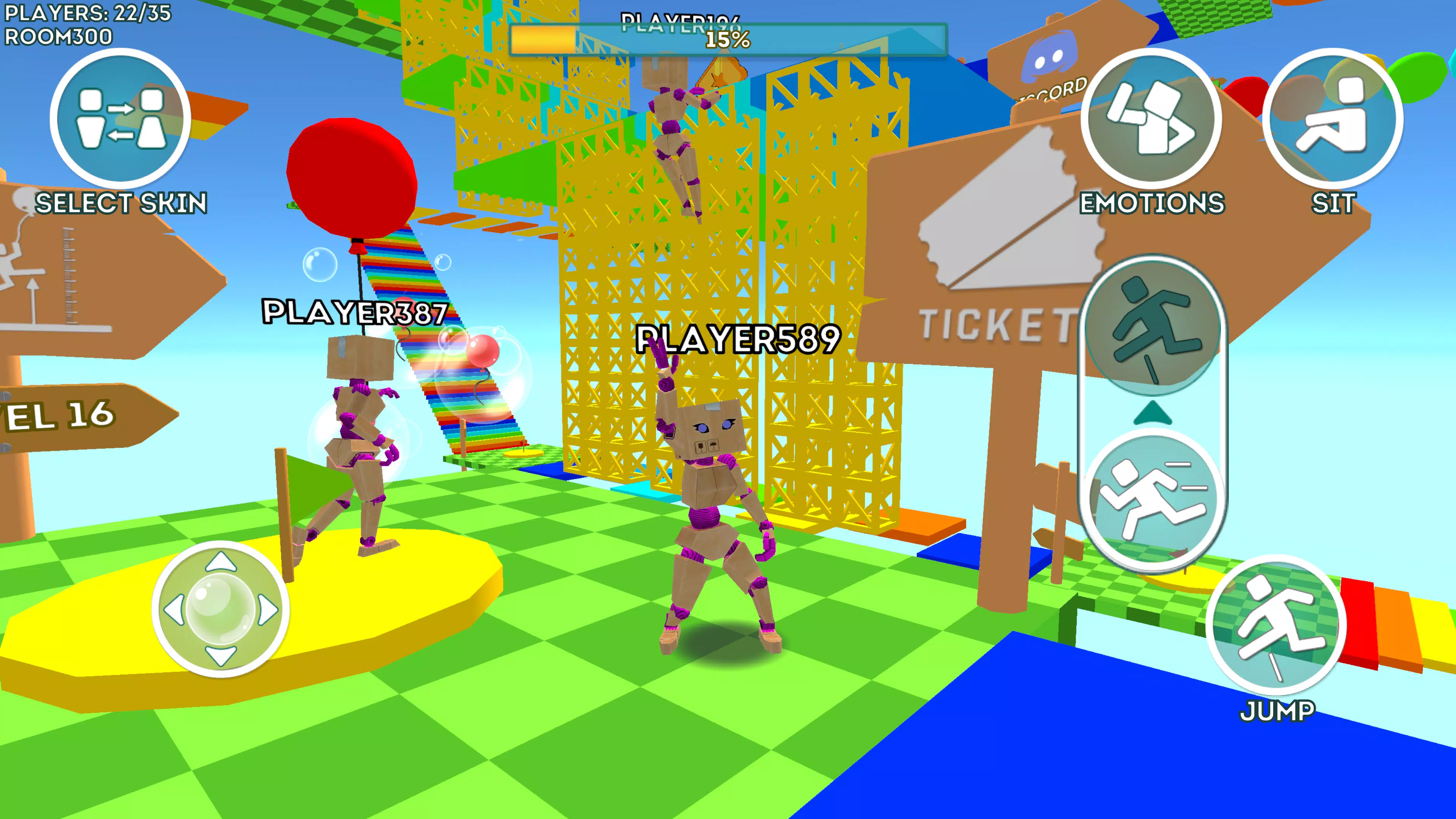 Mega Easy Parkour for Obby Captura de tela 1
