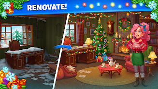 Merge Christmas: Home Design 스크린샷 1