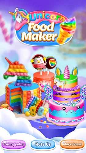 Unicorn Cake Maker-Bakery Game 螢幕截圖 0