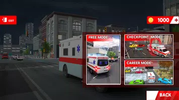 city ambulance game 螢幕截圖 1