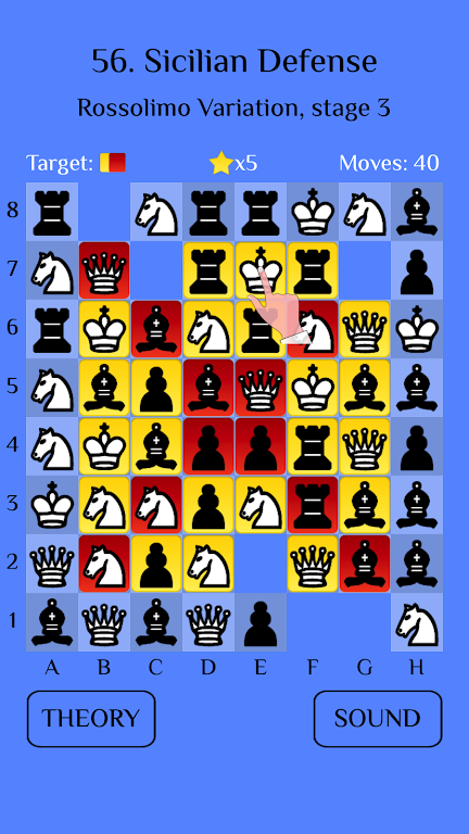 Chess Match-3: Sicilian Скриншот 0