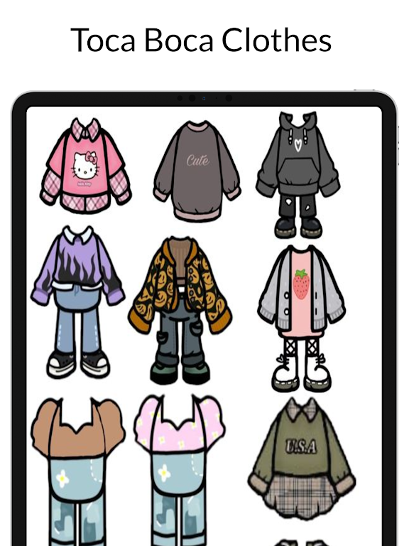 Toca Boca Clothes Ideas স্ক্রিনশট 2