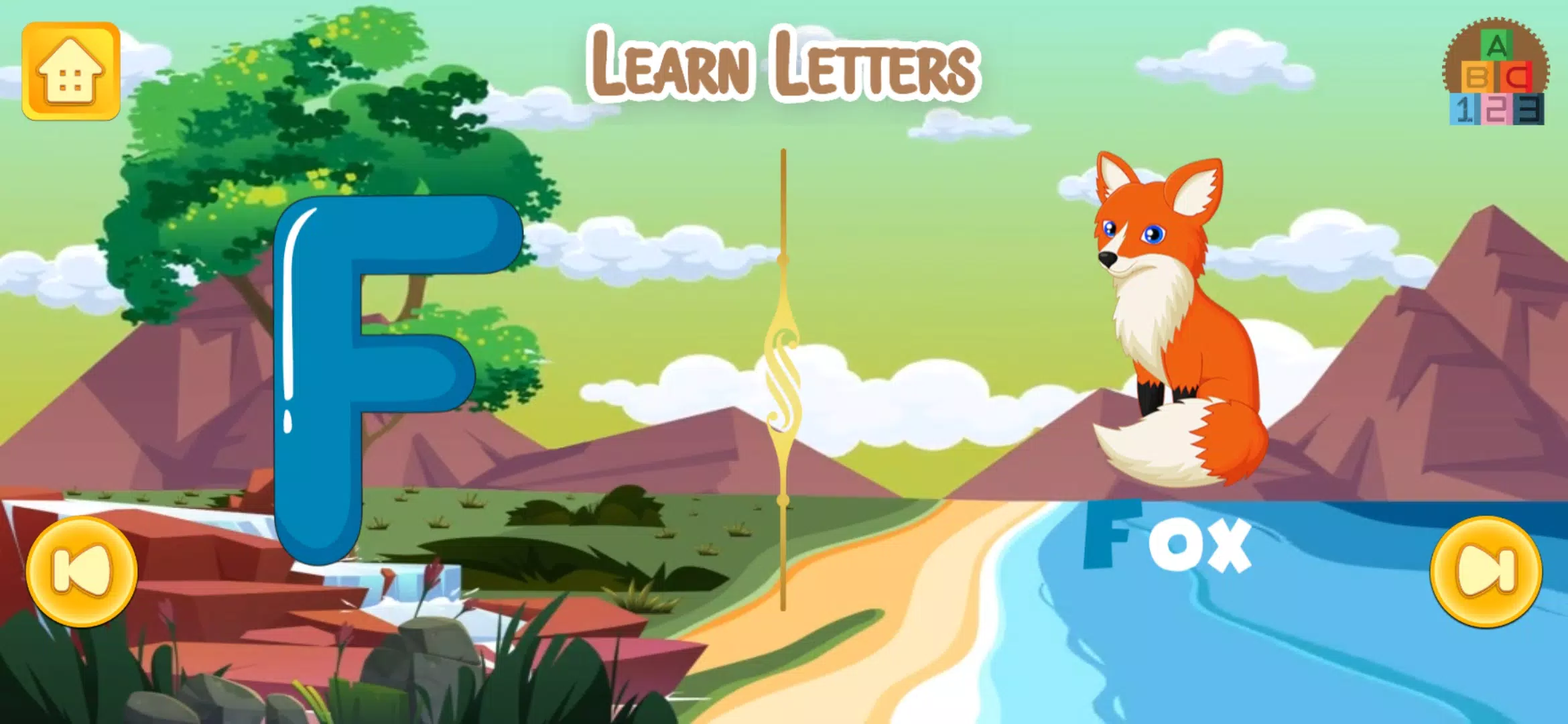 Learn numbers and letters স্ক্রিনশট 1