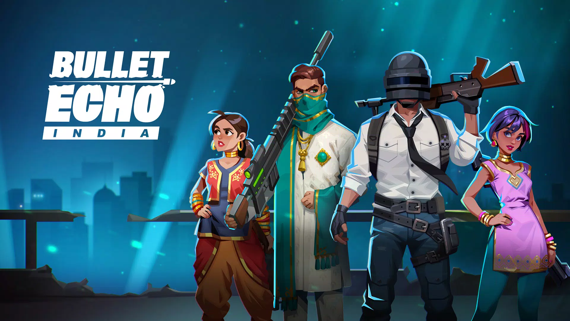 Bullet Echo India: Gun Game 스크린샷 0