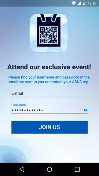 ASUS Invitation App Ảnh chụp màn hình 0