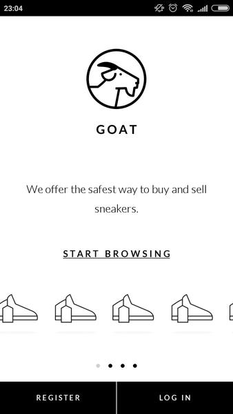 GOAT – Sneakers & Apparel Ảnh chụp màn hình 0