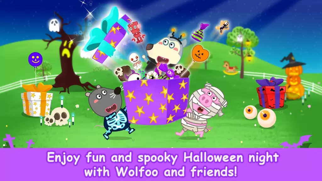 Wolfoo School Halloween Night Screenshot 0