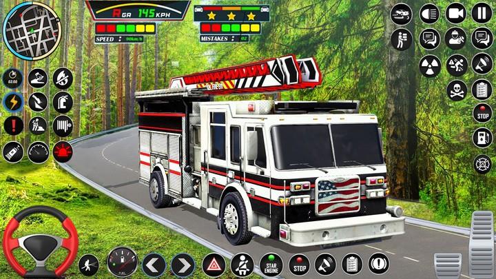 Firefighter: FireTruck Games ภาพหน้าจอ 1