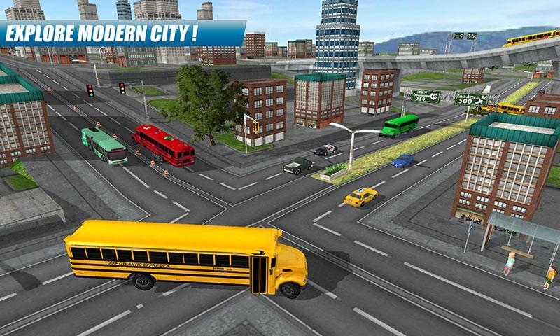 School Bus Driving Game 螢幕截圖 2