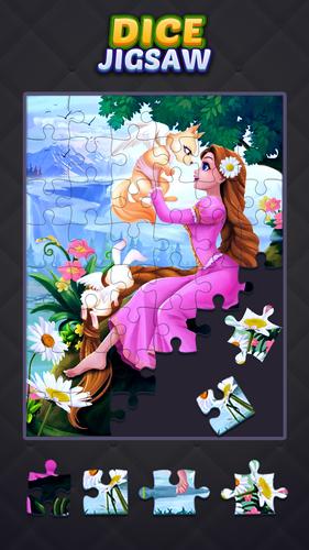 Dice Jigsaw Puzzle Скриншот 2