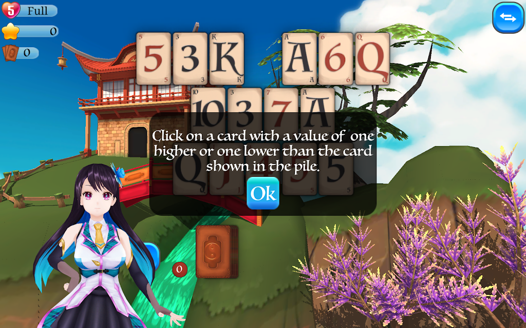 Pyramid Solitaire Asia 螢幕截圖 0