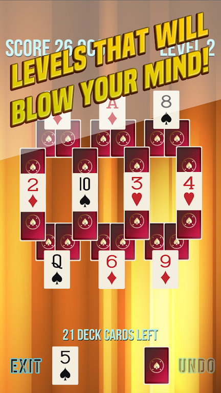 Pyramid Solitaire Supreme स्क्रीनशॉट 1