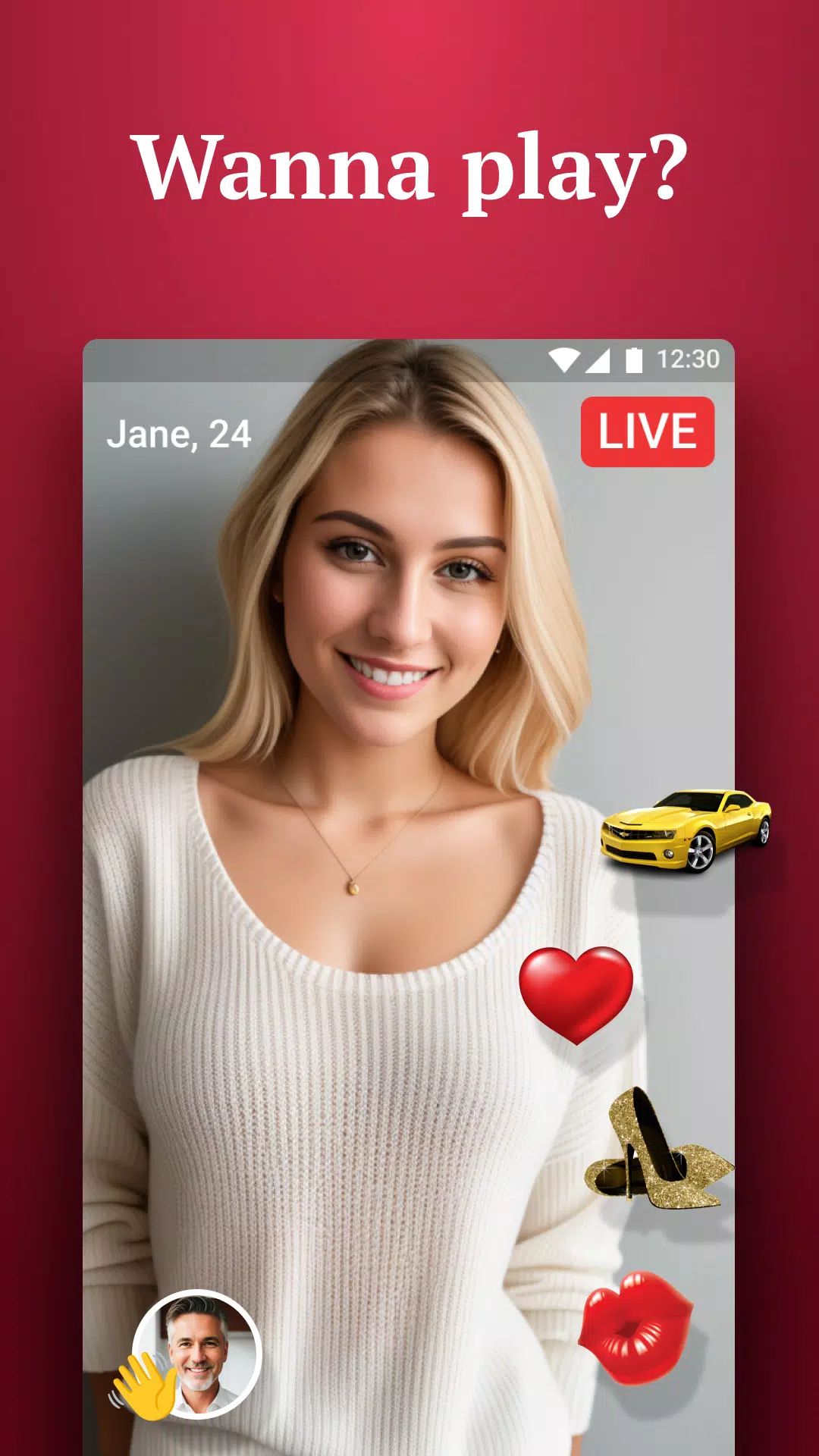 Live Video Dating Chat - Choco Screenshot 1