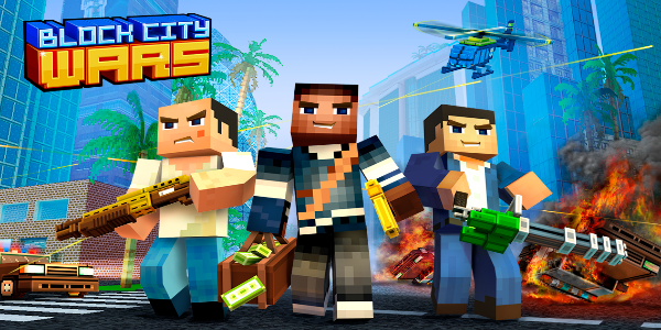 Block City Wars: Pixel Shooter Ảnh chụp màn hình 0