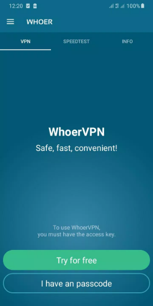 Whoer VPN - unlimited free VPN 螢幕截圖 0