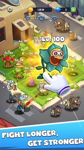 Merge Plants – Monster Defense 스크린샷 3