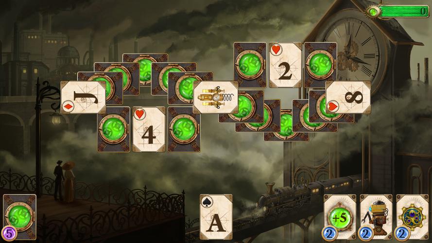 Steampunk Solitaire Скриншот 1
