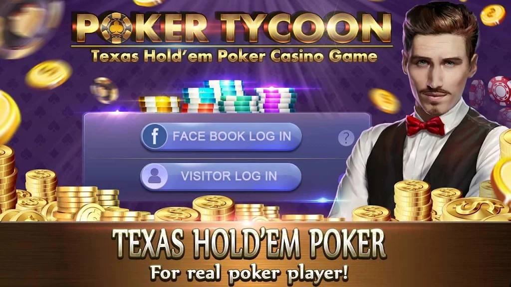 Poker Tycoon - Texas Hold’em Poker Casino Game 螢幕截圖 1