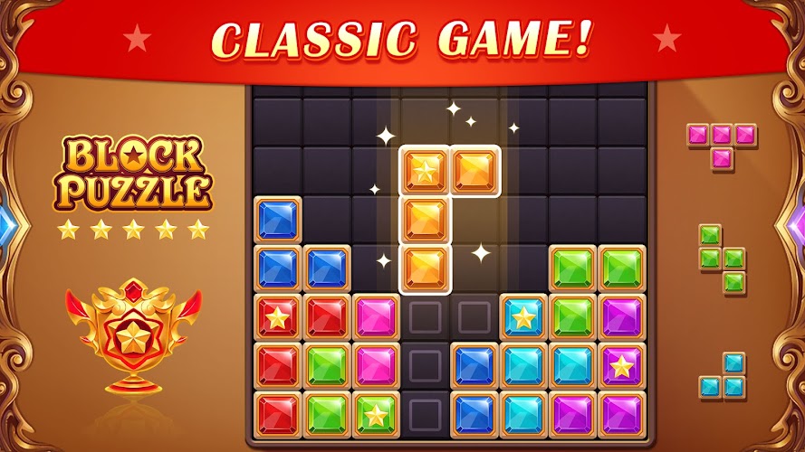 Schermata Block Puzzle: Diamond Star 0