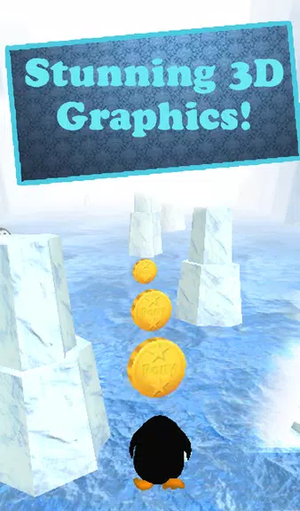 Penguin Run 3D 스크린샷 1