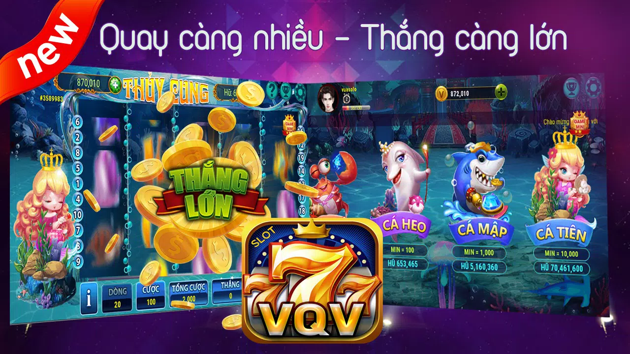 Schermata Slot VQV - Đẳng Cấp Nổ Hũ 1