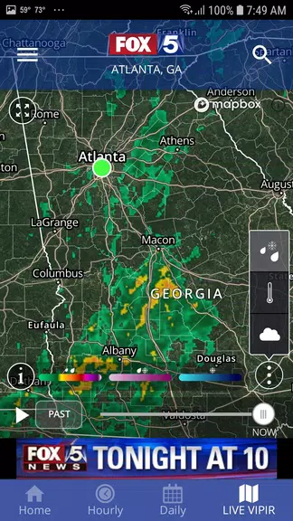 FOX 5 Storm Team Weather Radar ဖန်သားပြင်ဓာတ်ပုံ 2