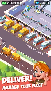 Idle Courier Tycoon Скриншот 2