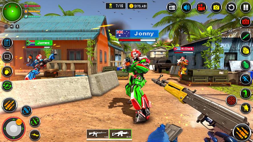 Counter terrorist robot game Captura de pantalla 1