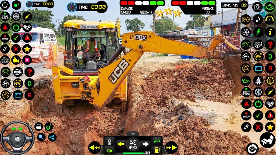 Real Snow Excavator - JCB 螢幕截圖 0