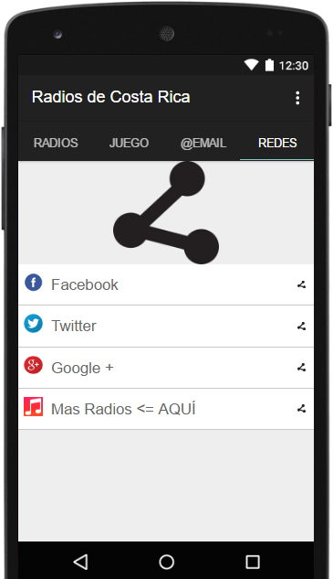 Radios Emisoras de Costa Rica FM AM en Vivo Gratis应用截图第2张