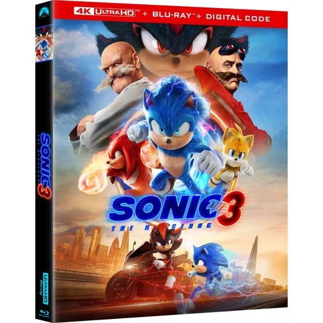 Sonic the Hedgehog 3 4K UHD, Blu-ray e Digital